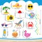 60PCS Summer Party Hanging Swirls Decorations – Tropical Beach Pool Birthday Party Streamers with Hello Summer Banner for Indoor & Outdoor Use